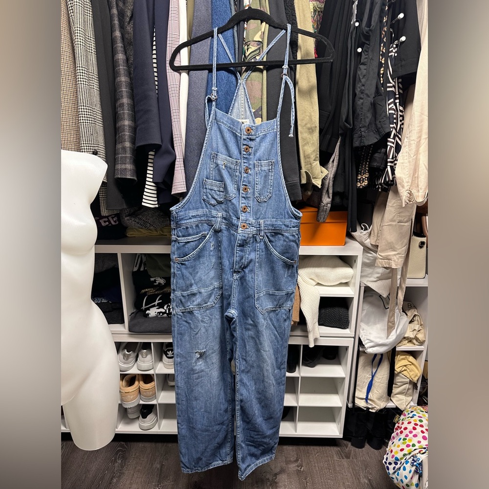 Anthro x Pilcro painters denim overall - Picture 2 of 6